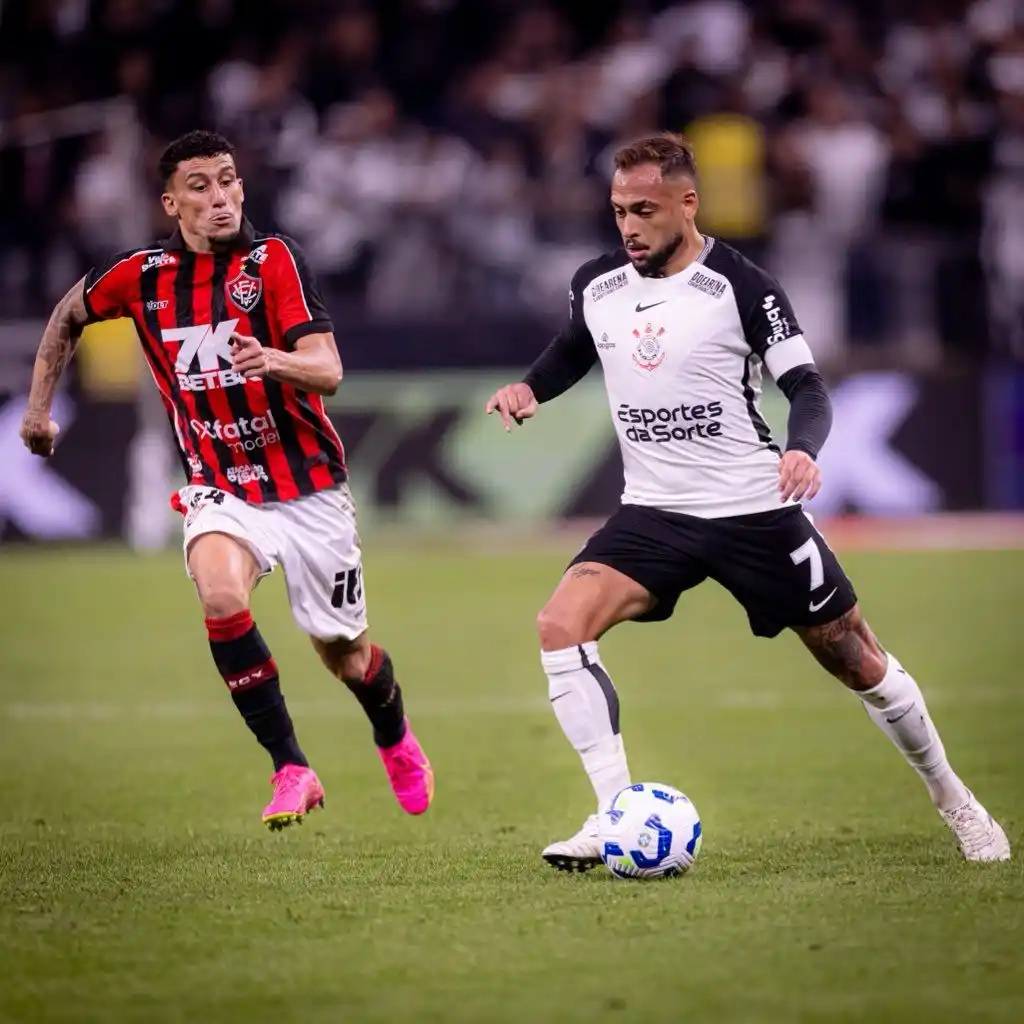 Image from SCCP News | Corinthians: ⚫️⚪️ | O Corinthians volta a entrar em campo após ficar 11 dias sem jo...