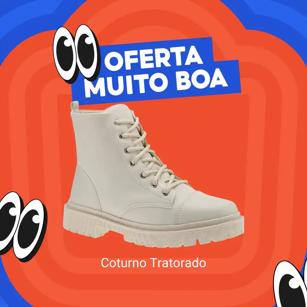Image from Shopee Brasil : O coturno perfeito pra montar aquele look com atitude tá ON! Coturno ...