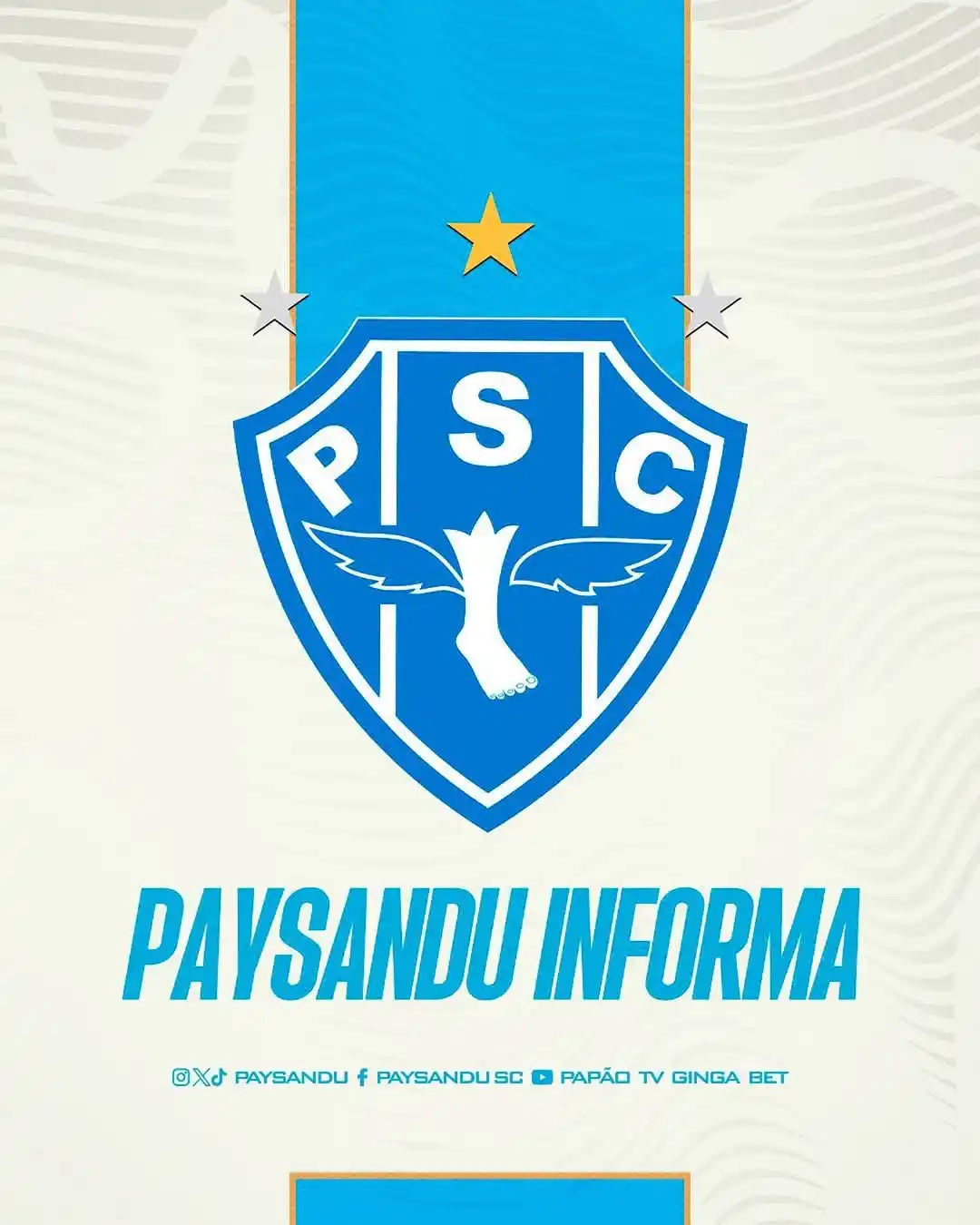 Image from SouPapao | Paysandu Notícias 🐺🇦🇷: O Paysandu Sport Club informa que o técnico Luizinho Lopes e o auxilia...