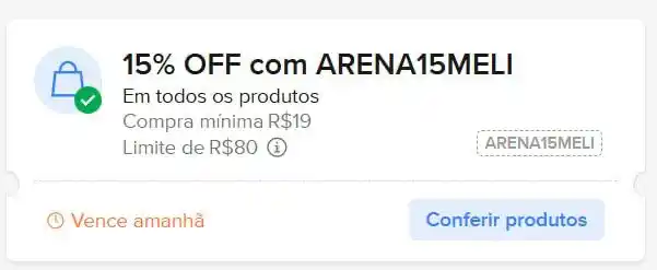 Image from 🔥Promoções/Cupons - THAUTEC⚡️: 🔥🔥+1 Cupom Mercado Livre SITE TODO!! 15% OFF, max. R$80 OFF - *AREN...