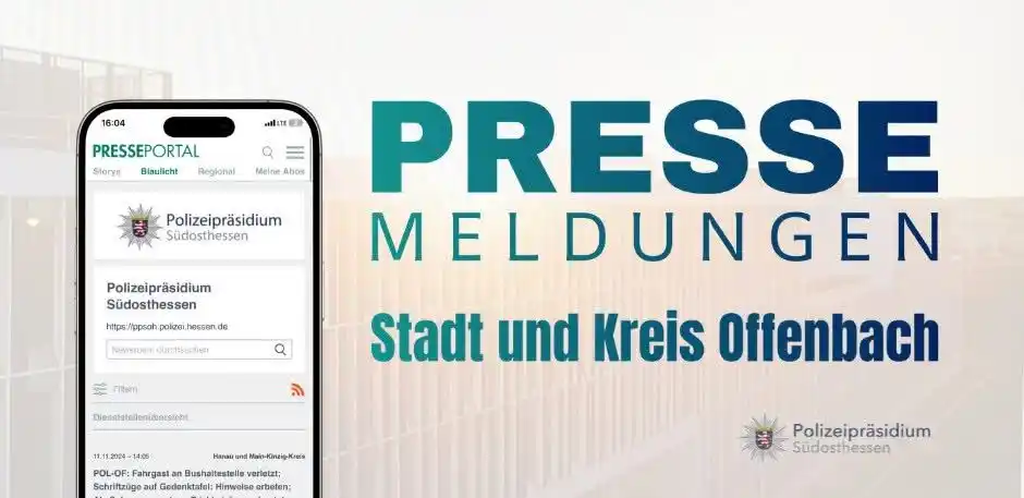 Image from Polizei Südosthessen: 📢 *Polizeimeldungen aus der Region* --- 🚬 *Zigarettenautomat gesto...