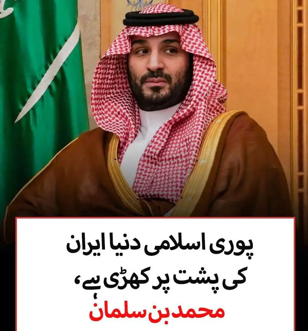 Image from Voice Of South: پوری اسلامی دنیا ایران کی پشت پر کھڑی ہے،امیر محمد بن سلمان سعودی ول...
