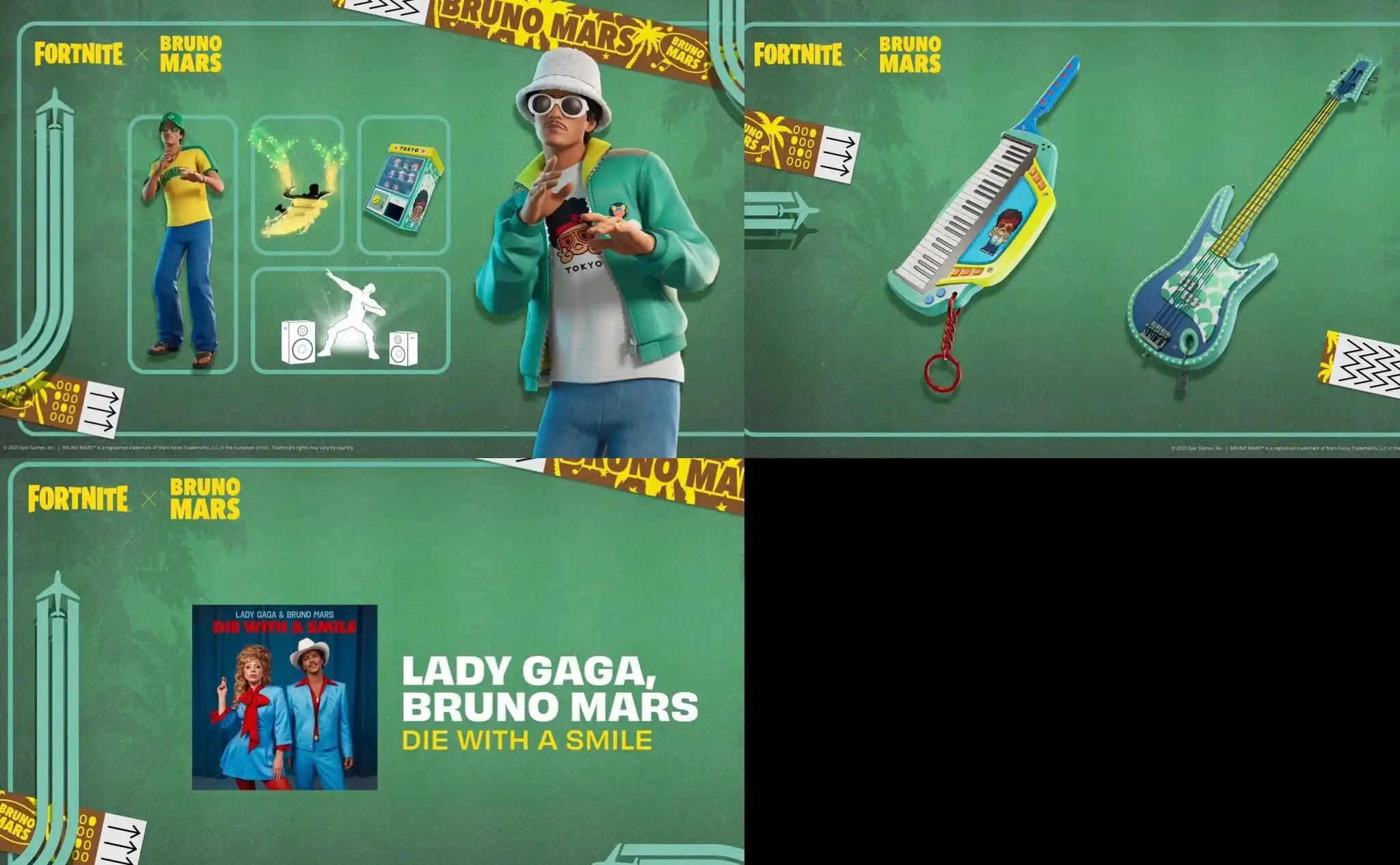 Image from 🍹🏖️NOTICIAS FORTNITE🏖️🍹: Precios de los cosméticos de Bruno Mars para la tienda: ▫️Paquete: El...