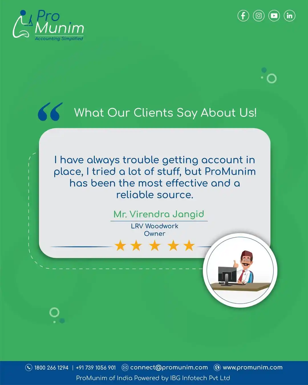 Image from ProMunim of India: 🌟 Thank You for Your Valuable Feedback! 🌟 At ProMunim, every insigh...