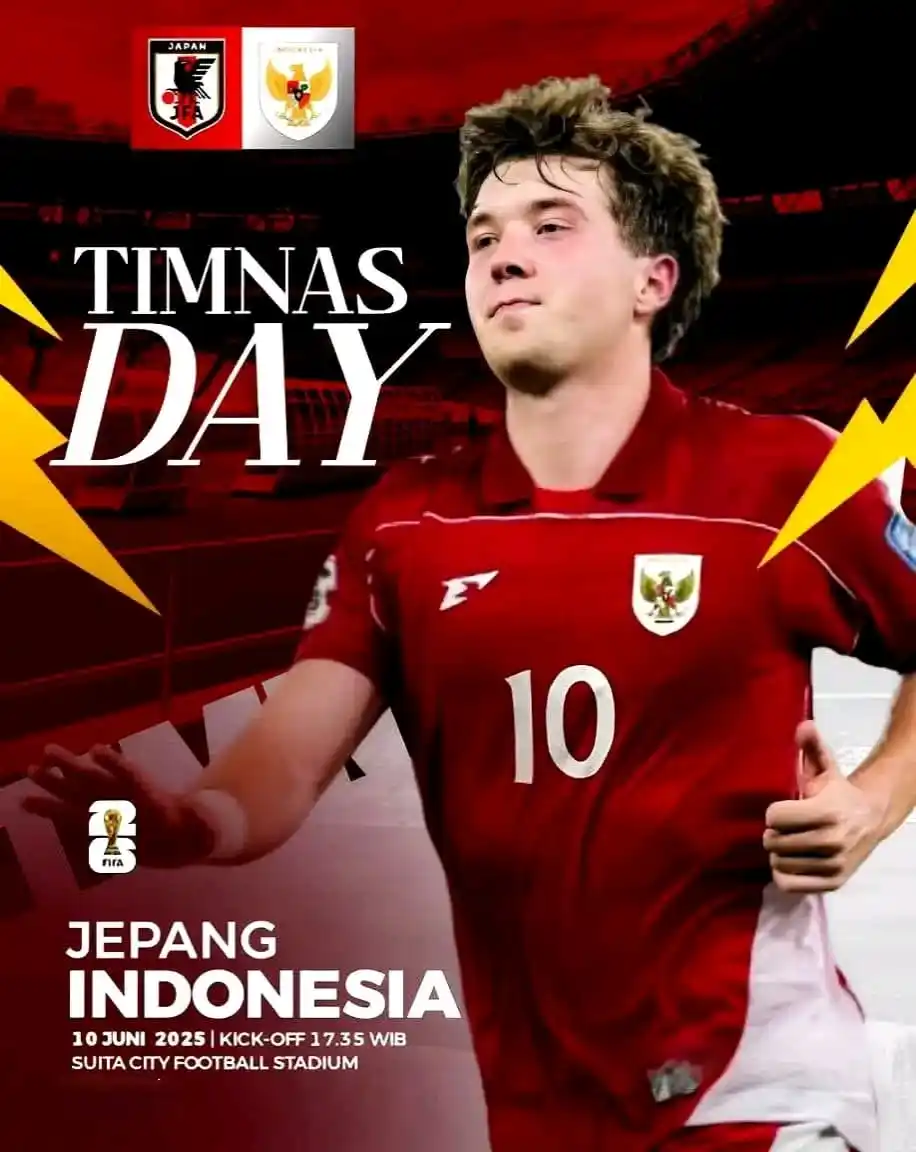 Image from ๐๐๐๐๐ ๐๐๐๐๐๐: ๐ฅ TIMNAS DAY ๐ฒ๐จ๐ฅ โฉ Jepang ๐ Indonesia ๐
Selasa, 10 Juni 2025 โฐ...