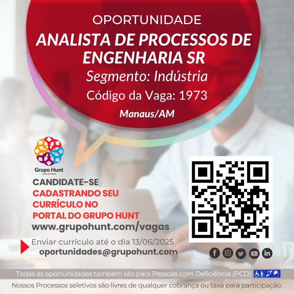 Vagas Grupo Hunt post