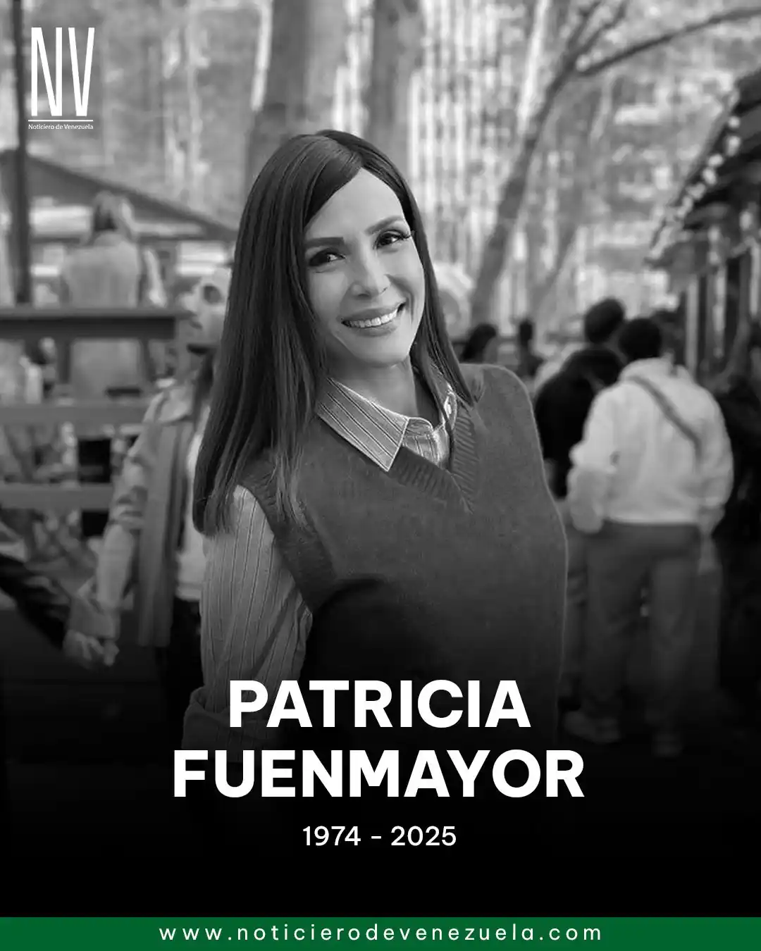 Image from Noticiero de Venezuela: 🇻🇪🖤 En horas de la mañana de este lunes, falleció Patricia Fuenmayo...