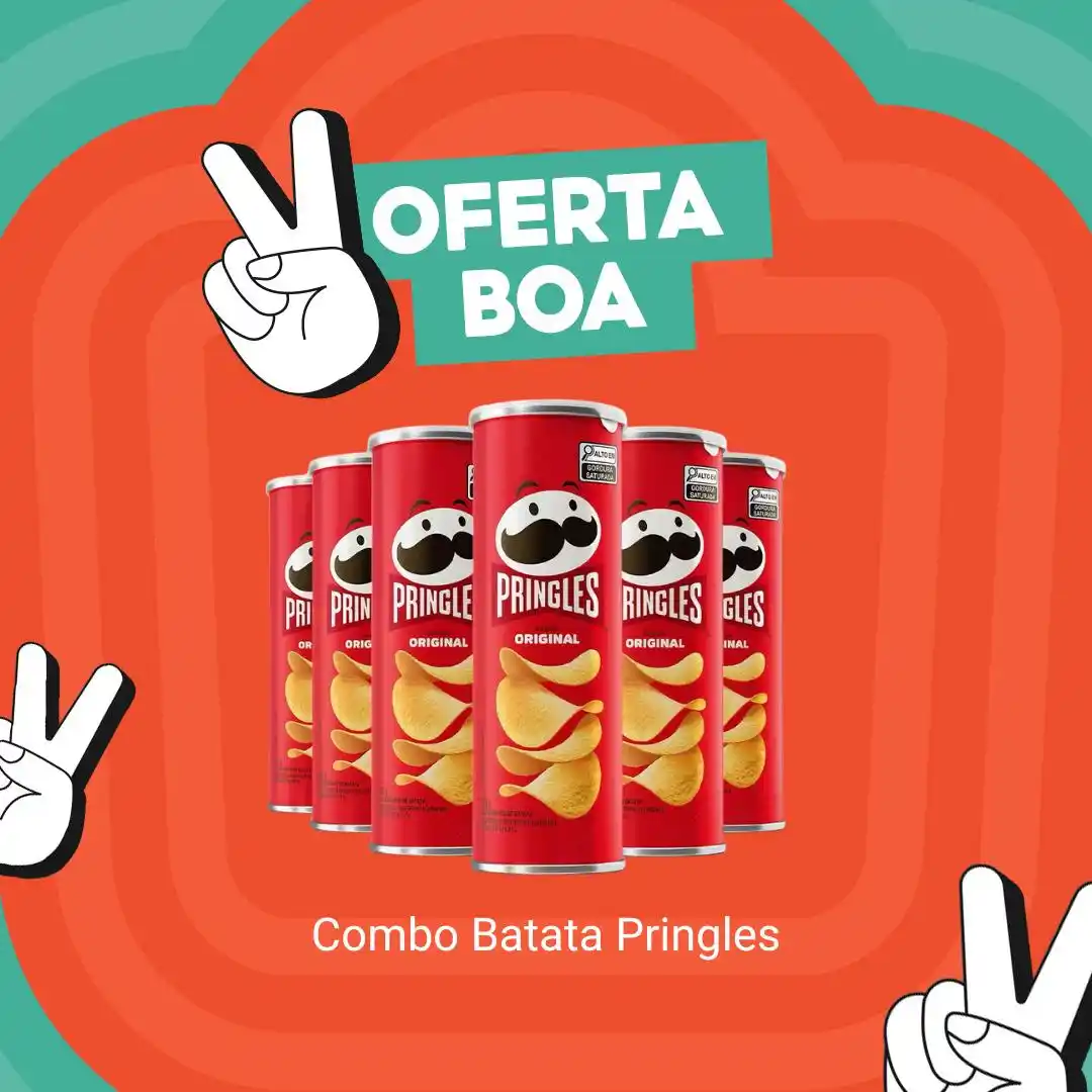 Image from Shopee Brasil : Viciada em Pringles? Não tem jeito, ela é MAIOR e agora vem em COMBO p...