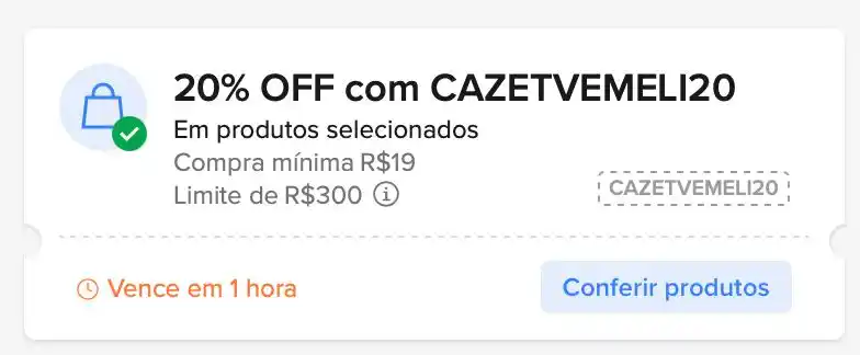 Image from 🔥Promoções/Cupons - THAUTEC⚡️: 🔥 🔥 🔥VOLTOU!! Cupom Mercado Livre !!! 20% OFF, max. R$300 OFF - CA...