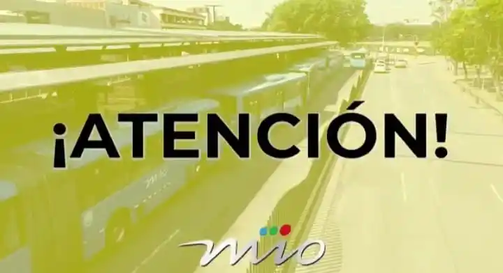 Image from MIO: ⚠️ACTUALIZACIÓN DE DESVÍO⚠️ Se presenta *desvío* de las rutas MIO *P1...