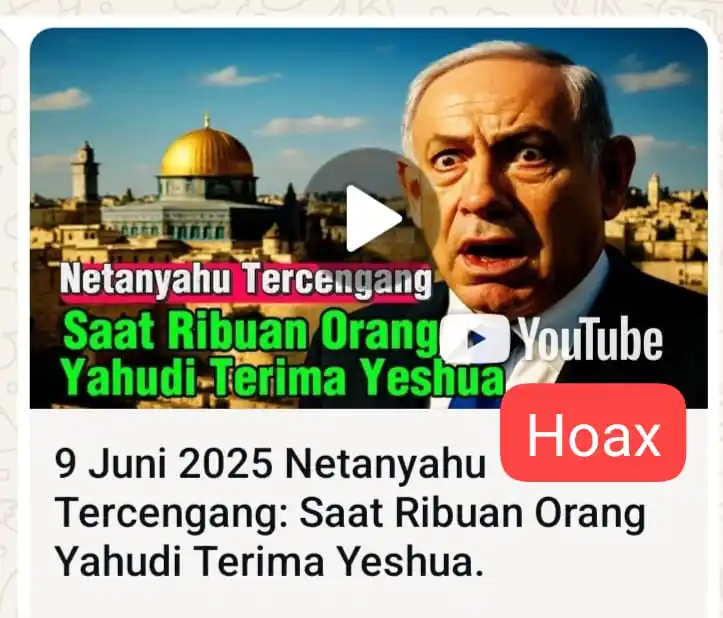 Image from FaktaIsrael: Ada yang tanya ke YouTube FaktaIsrael, apa benar konten ini? Jawaban...