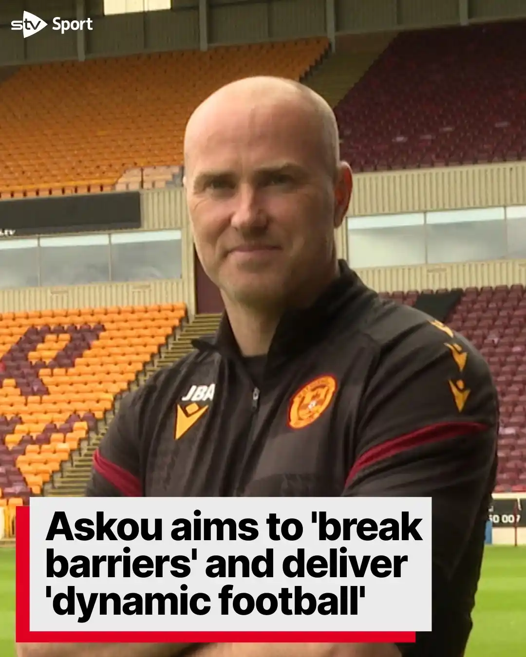 Image from STV News: Askou aims to 'break barriers' and deliver 'dynamic football' https://...