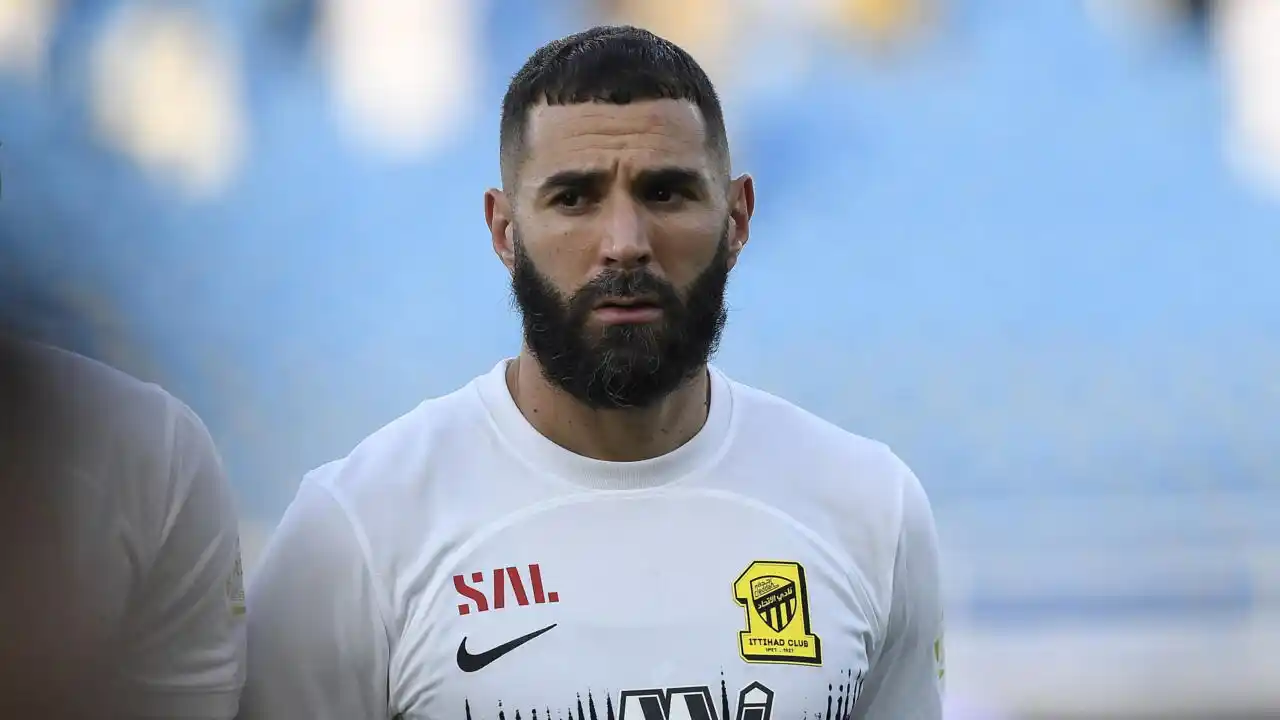 Image from 777score: Benzema Shines Bright as Al Ittihad Claims King's Cup Glory In a nigh...