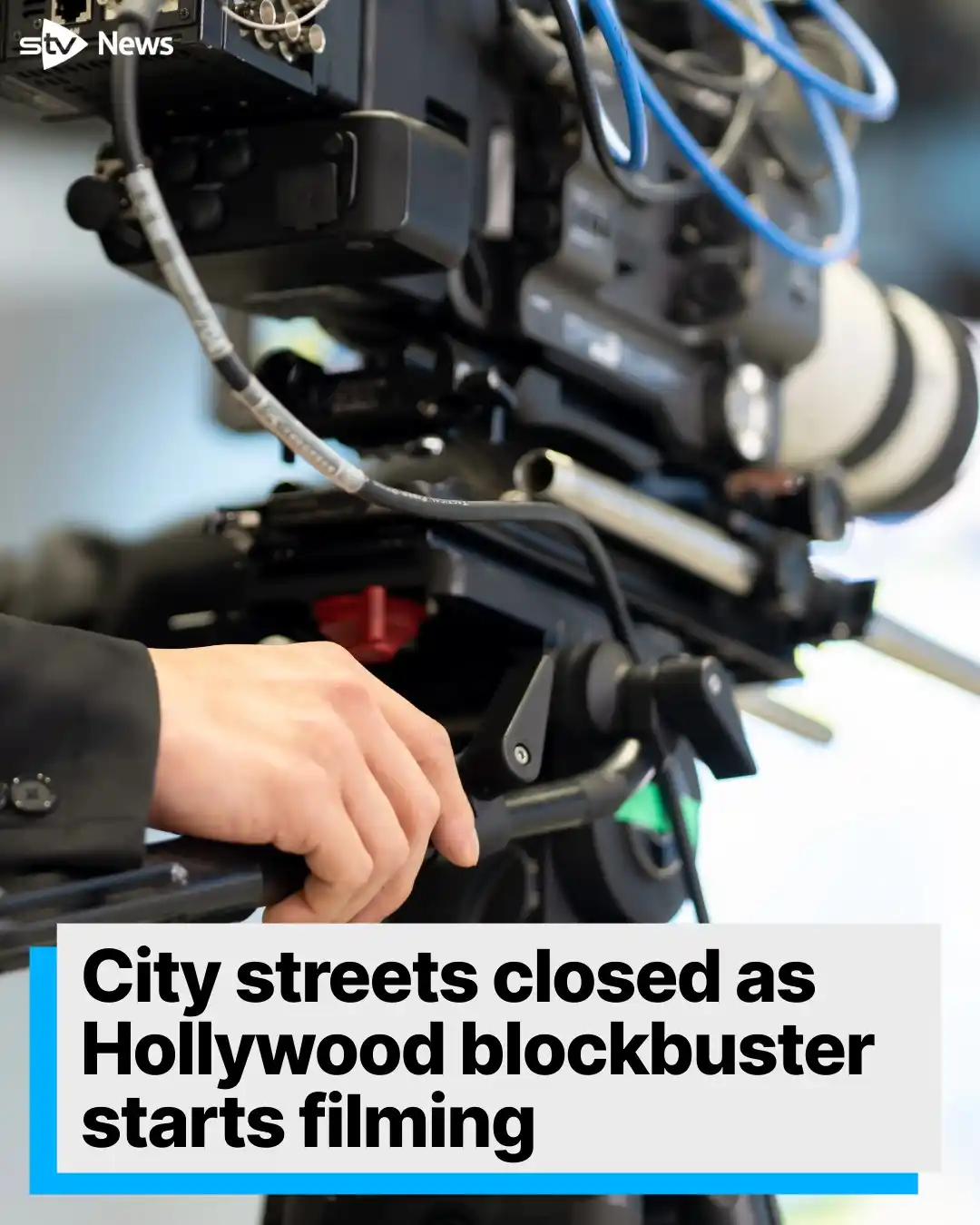 Image from STV News: City streets closed as new Hollywood blockbuster starts filming https:...