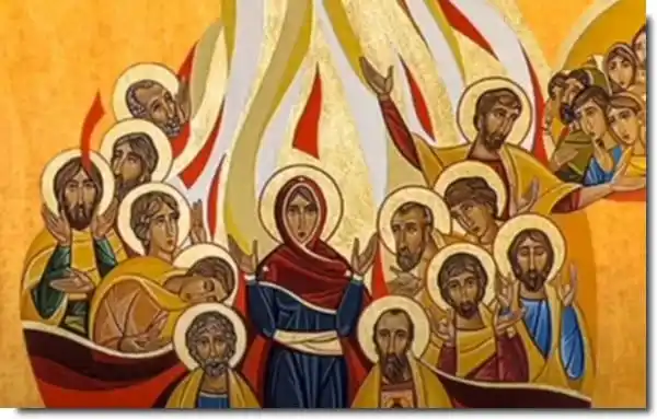 Image from Caritas diocesana di Iglesias: *Domenica di Pentecoste* Giorno di Pentecoste, in cui si conclude il ...