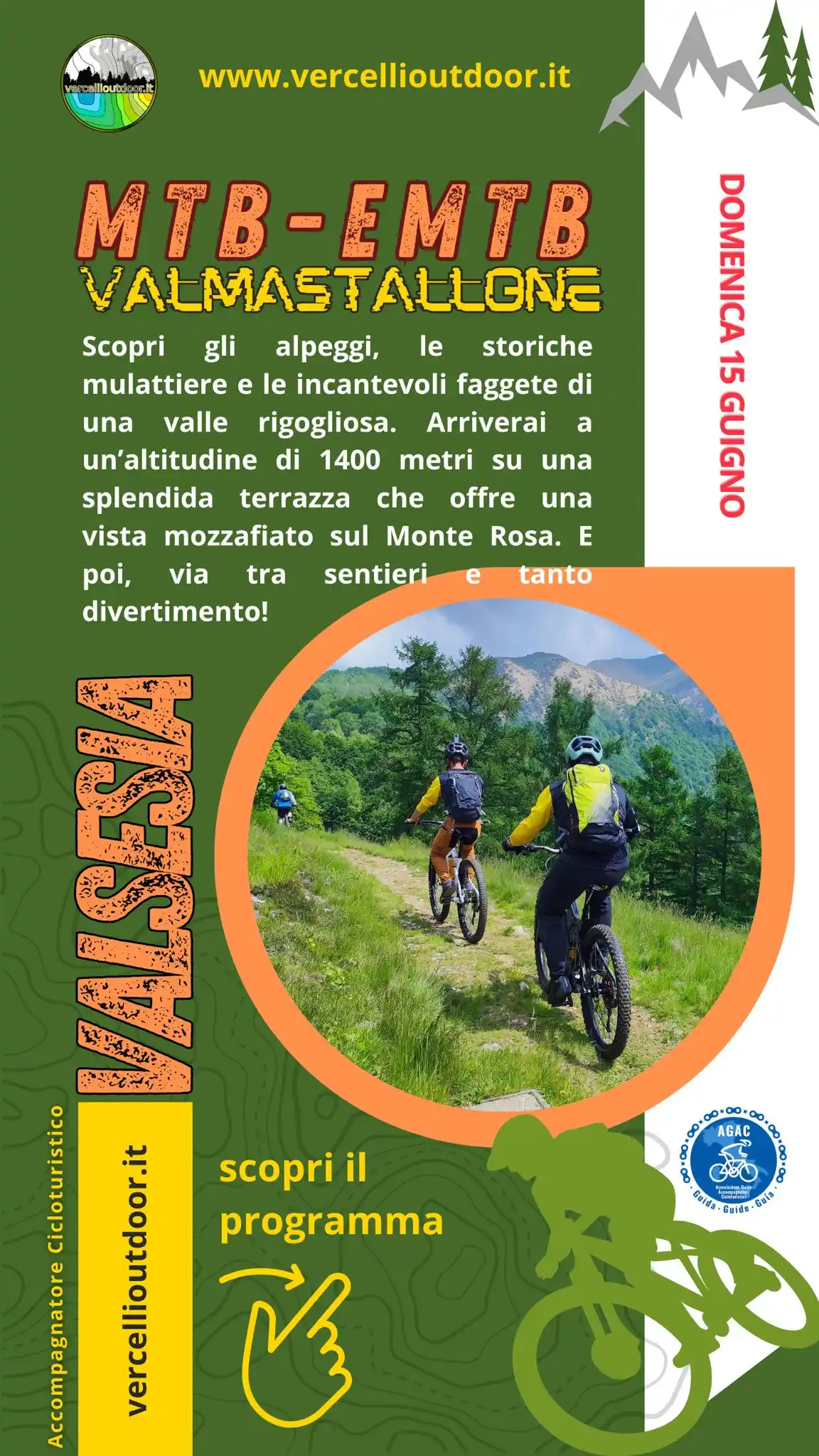 Image from Vercellioutdoor, resta aggiornata/o sulle prossime uscite in Mountain Bike, Gravel, Trekking: E-mtb / mtb  Alpeggi e Sacro Monte di Varallo attraverso la Val Mastal...