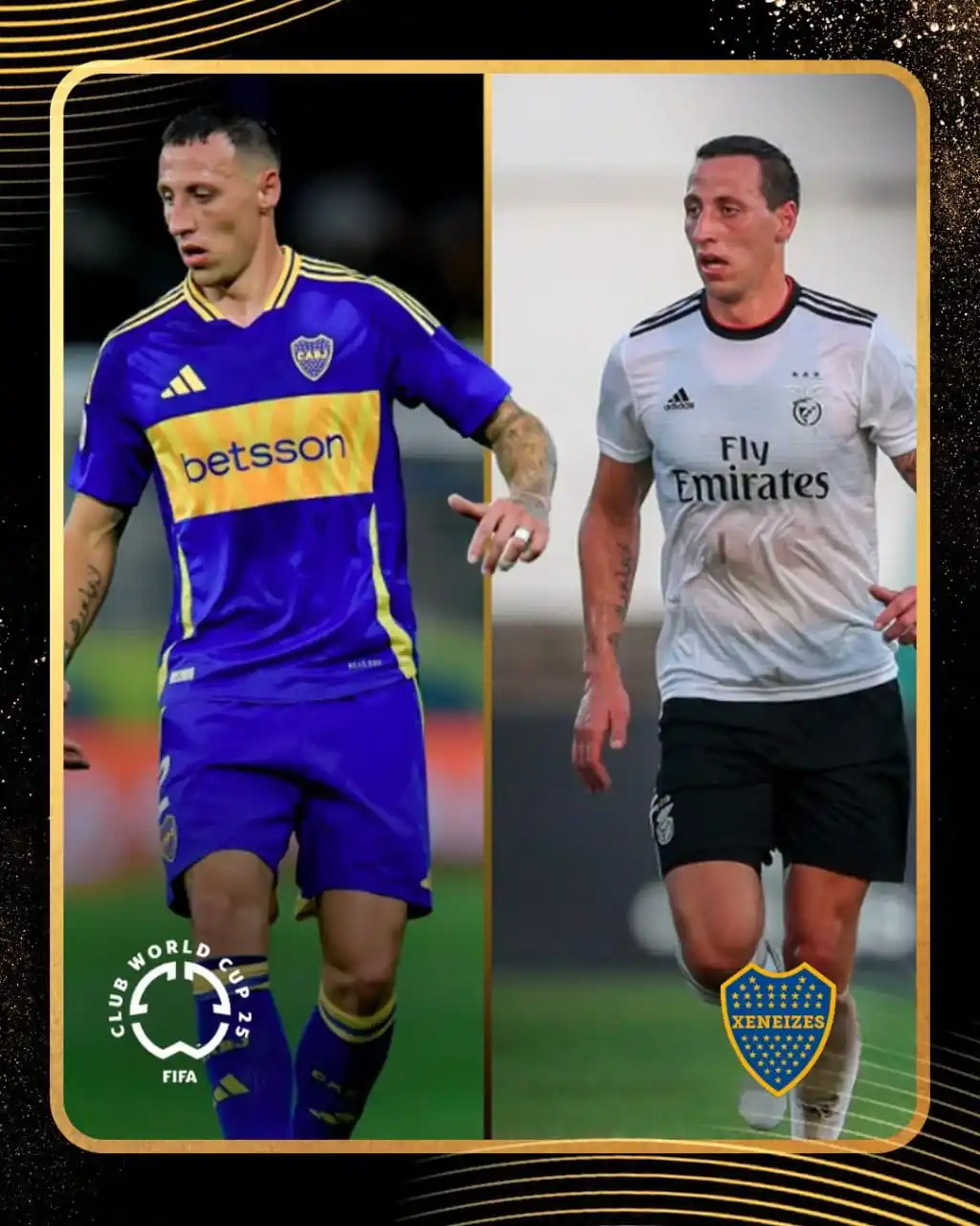 Image from XENEIZES: En la previa del partidazo entre Boca y Benfica en el <a class="text-b...