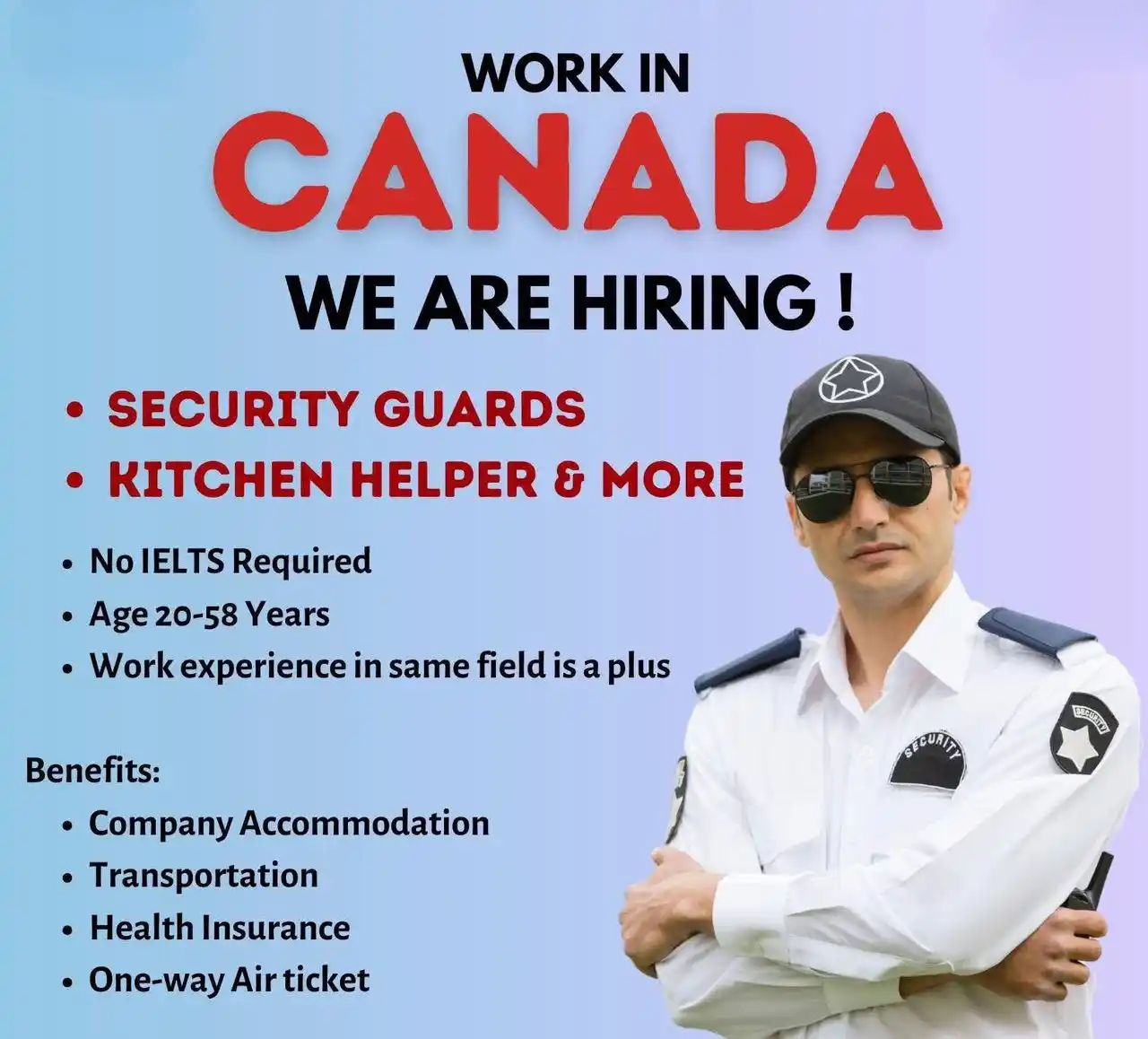 Image from Opportunities abroad: 🚨 Exciting Opportunity! 🚨 Work in Canada 🇨🇦 We're hiring...