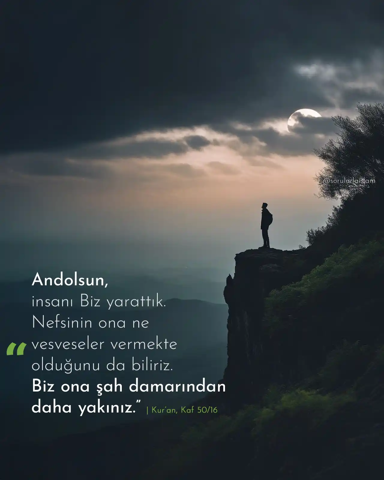 Image from Sorularla İslamiyet (Resmi): Fahreddin er-Râzî (rahimehullah) bu ayetin tefsirinde şöyle der:   "Ha...