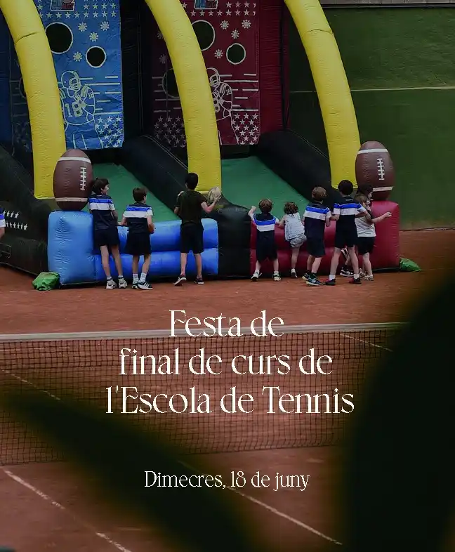 Image from Club Tennis Barcino: FESTA DE FINAL DE CURS DE L’ESCOLA DE TENNIS Aquest dimecres acomiadar...