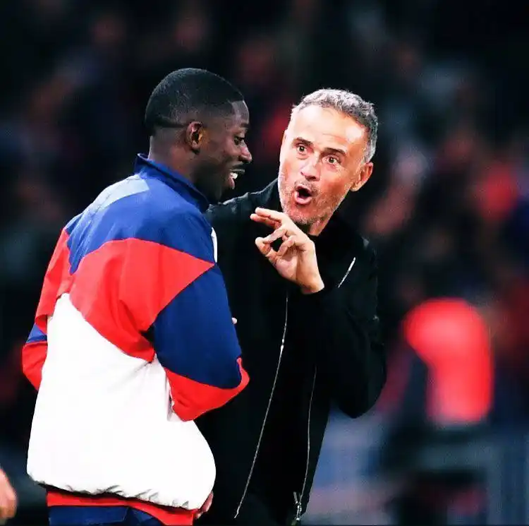 Image from 777score: 🌕🇫🇷 Luis Enrique: “The Ballon d’Or should be Ousmane Dembélé. He de...