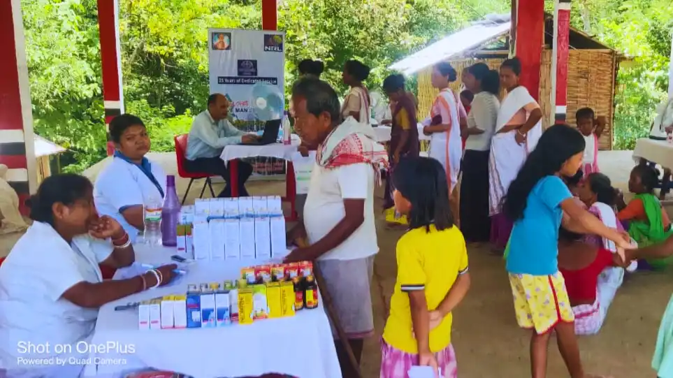 Image from Vivekananda Kendra Activity: *Free Medical Camp by VK-NRL Hospital at Numaligarh*  VKNRL Hospital i...