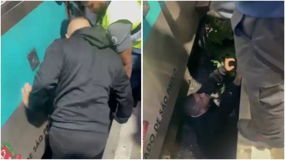 Image from RedeTV! | Notícias : *Homem cai em vão do trem após sofrer mal súbito em São Paulo* * O inc...