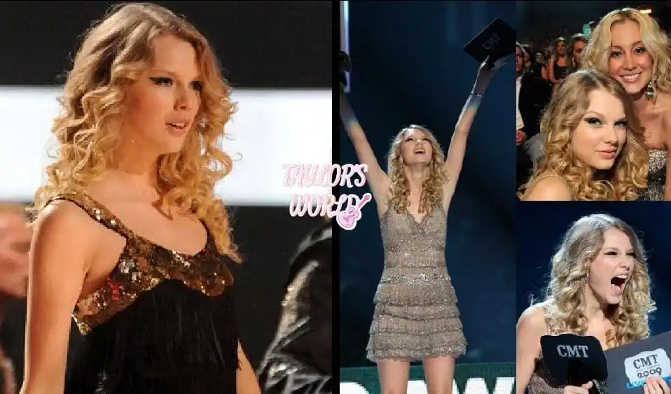 Image from ⤜ 𓂃. 𝑇𝑎𝑦𝑙𝑜𝑟'𝑠 𝑊𝑜𝑟𝑙𝑑 ◡̈ 🌷: 🔙| Hoy hace 16 años, Taylor Swift asistió a los Premios de Música CMT...
