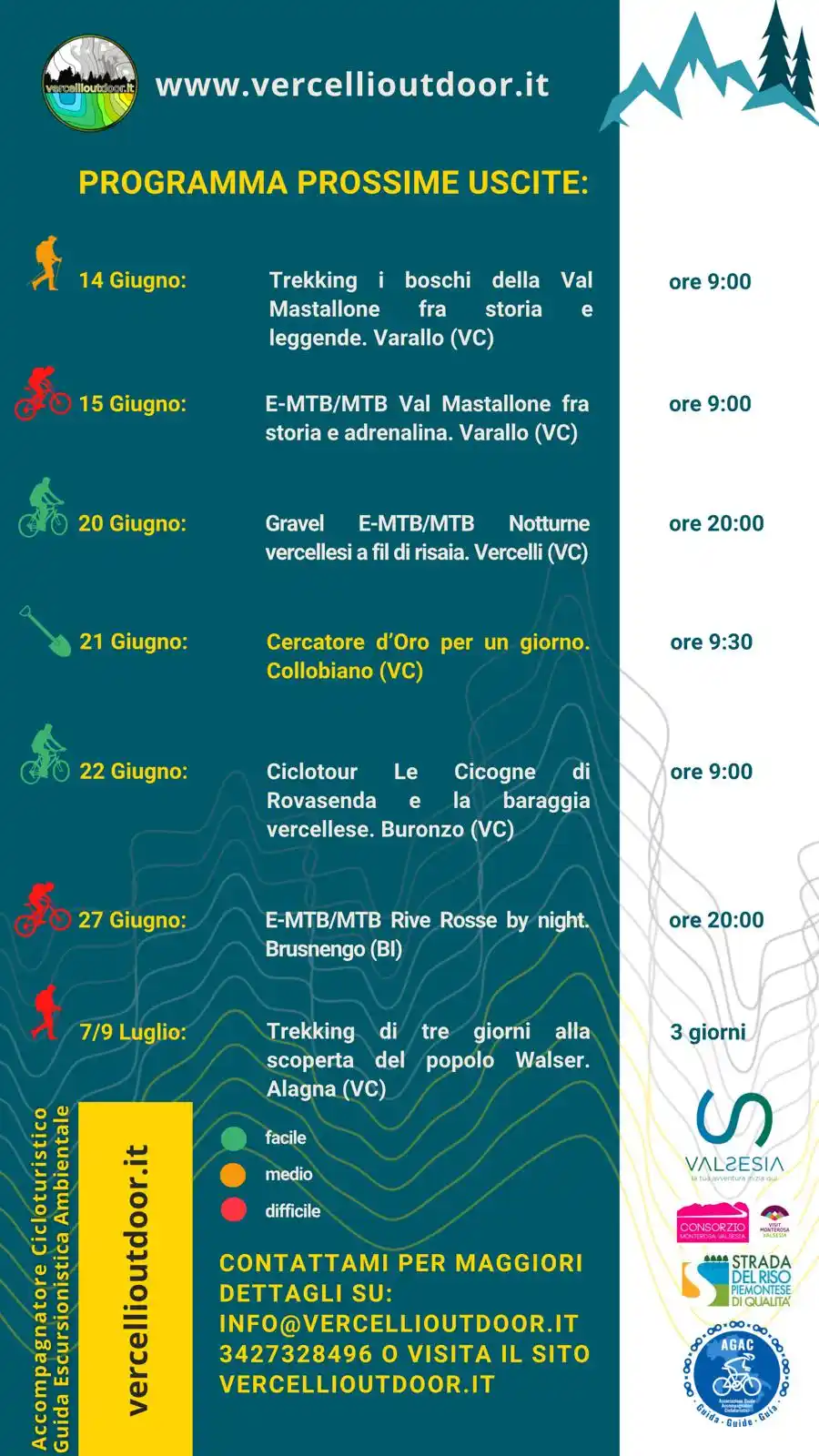 Image from Vercellioutdoor, resta aggiornata/o sulle prossime uscite in Mountain Bike, Gravel, Trekking: https://vercellioutdoor.it/itinerari-e-corsi...