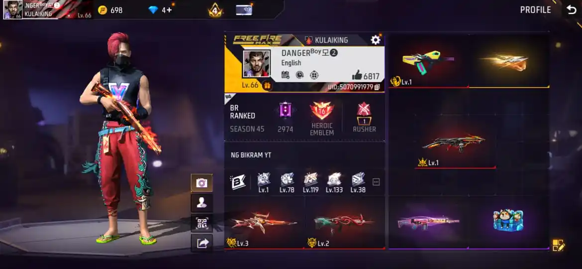 𝐍𝐆 𝐁𝐈𝐊𝐑𝐀𝐌 𝐘𝐓 🔥 𝐅𝐑𝐄𝐄 𝐅𝐈𝐑𝐄 𝐈𝐃 𝐒𝐄𝐋𝐋𝐄𝐑✅ post