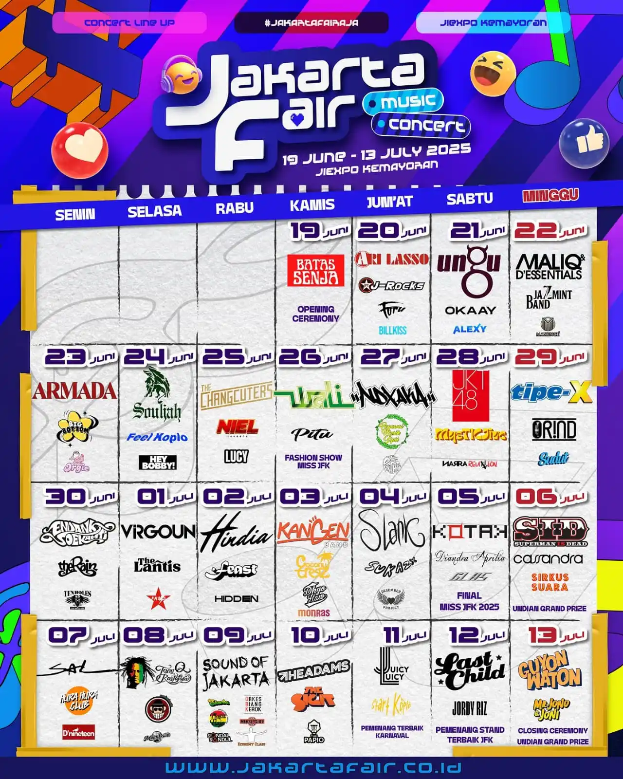Image from SOLIDARITAS JKT48 OFFICIAL: JAKARTA FAIR 🗓️ 28 Juni 2025 🕒 - 📍 Arena JIEXPO Kemayoran, Jakarta ...