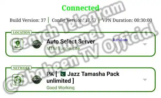 Image from Shaheen TV Official™: Jazz Good working Mtm tunel lite Vpn link https://play.google.com/...
