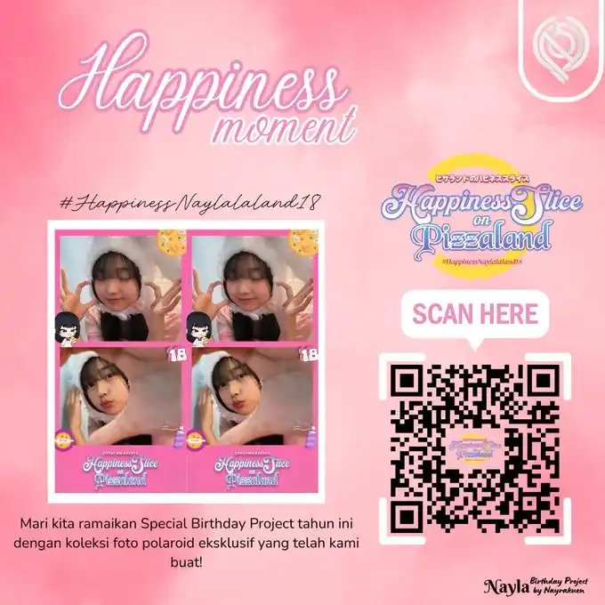 Image from SOLIDARITAS JKT48 OFFICIAL: Kami juga menyediakan POLAROID ONLINE dengan tema “Happiness Moment” y...