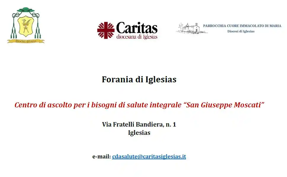Image from Caritas diocesana di Iglesias: *Lunedì 23 giugno 2025, alle ore 17.30, presso i locali della Parrocch...