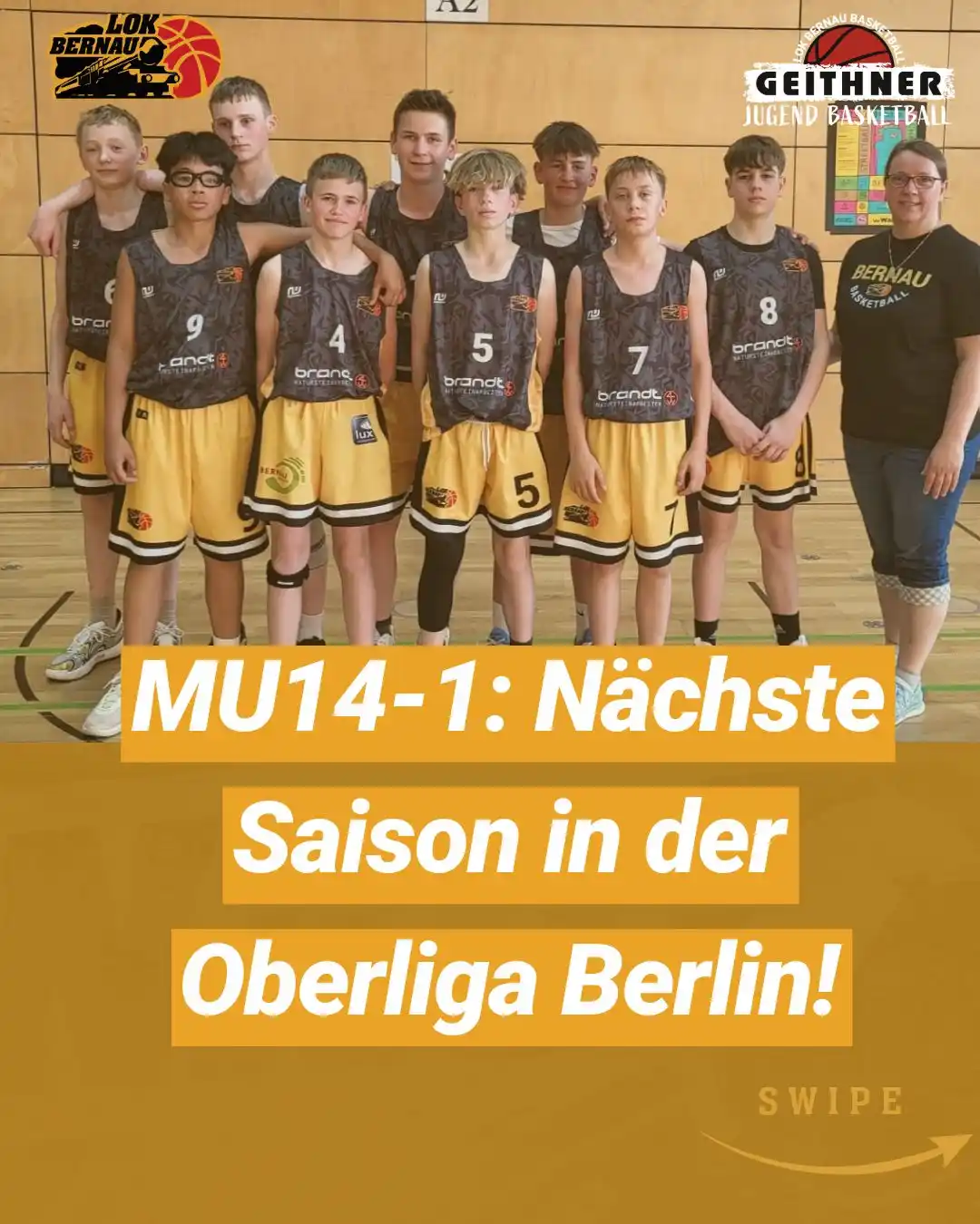 Image from LOK Bernau: 💪 MU14-1: Nächste Saison in der Oberliga Berlin! 🎉 Am vergangenen ...