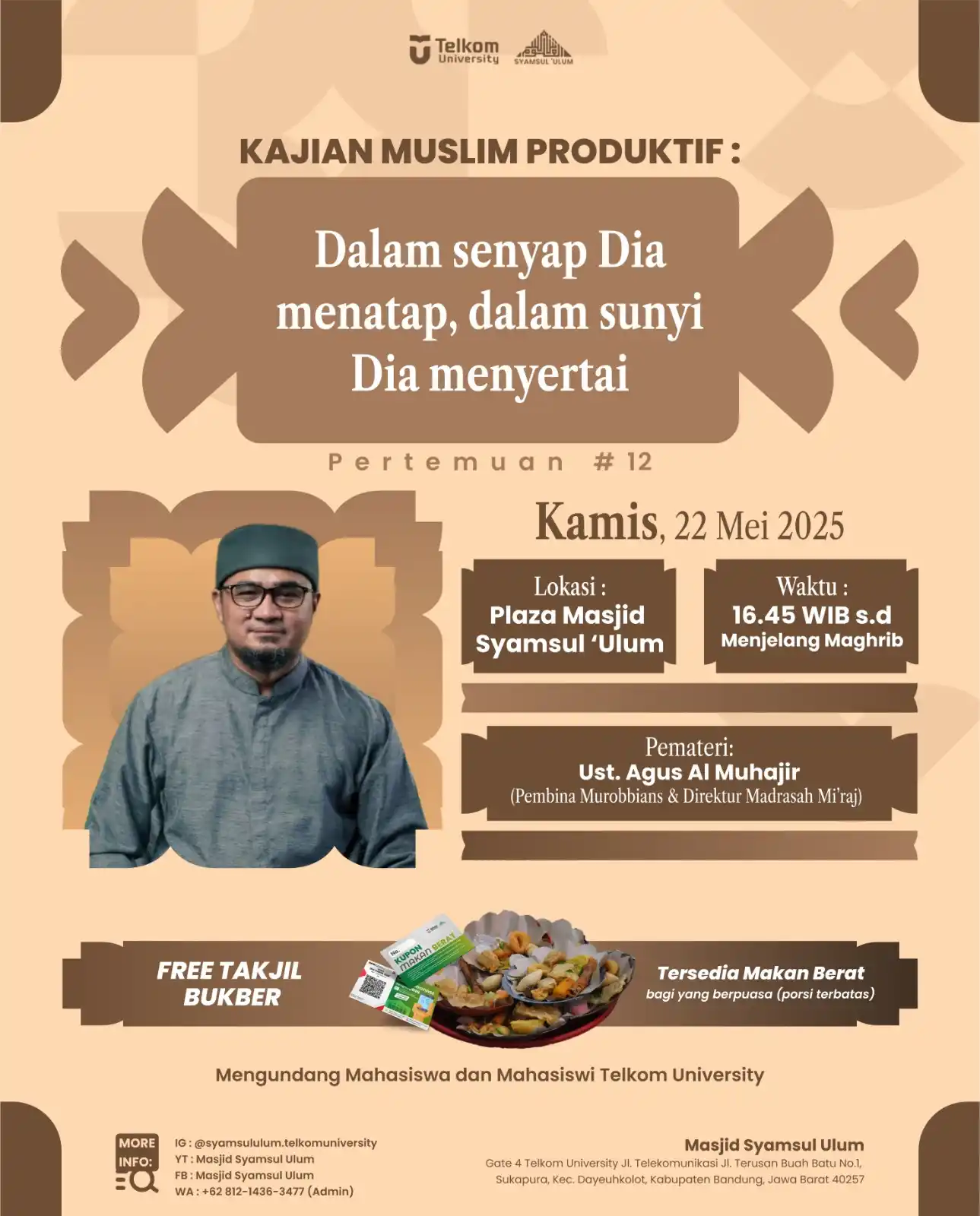Image from MSU News: ✒️ *Muslim Produktif - Kajian Kamis* ✒️ Assalamu'alaikum warahmatulla...