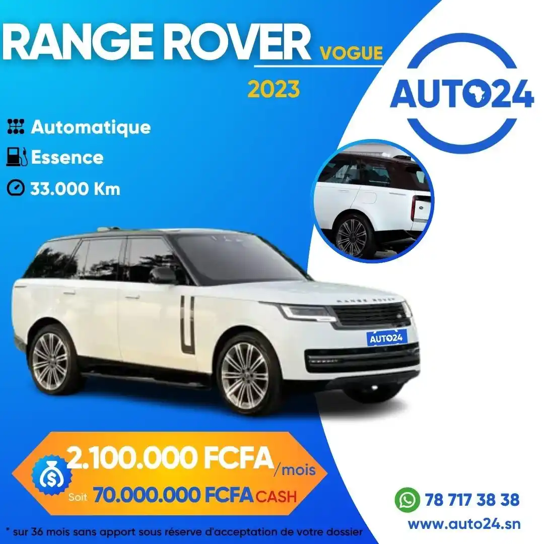 Image from Auto24 Sénégal 🇸🇳: 🚨 NOUVEAUTÉ CHEZ AUTO24 – RANGE ROVER VOGUE P400 2023 🚨 Le summum du...