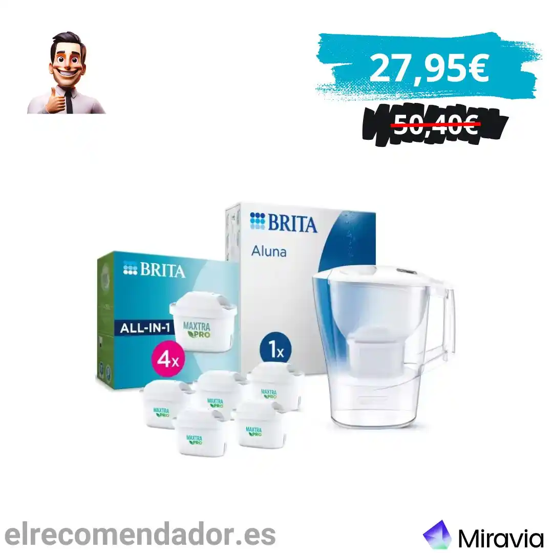 Image from El Recomendador: ✅ Precio: 27,95€ ❌ Antes: 50,40€ 🛒 VER OFERTA 👉🏻 https://tidd.ly/4l...