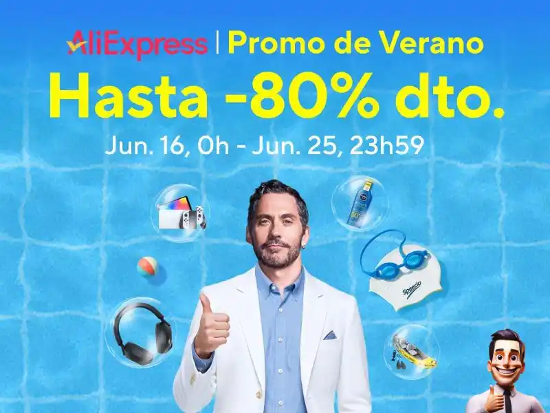 Image from El Recomendador: PROMO DE VERANO ALIEXPRESS ✅ Cupones disponibles 🎟 ES02 – 2 € dto...