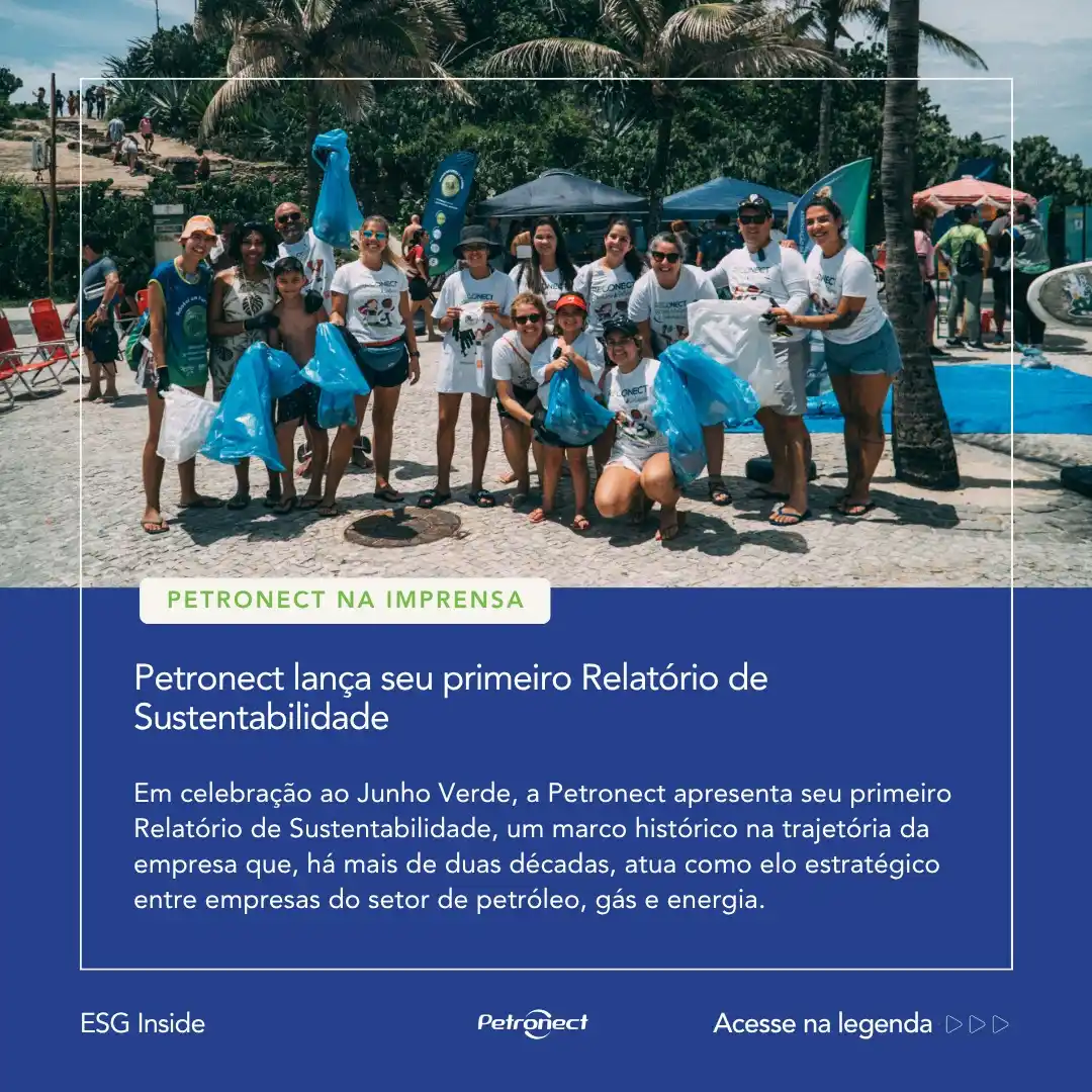 Image from Petronect com você: 🚨 *Saiu na imprensa!* A Petronect está em destaque no portal *_ESG I...