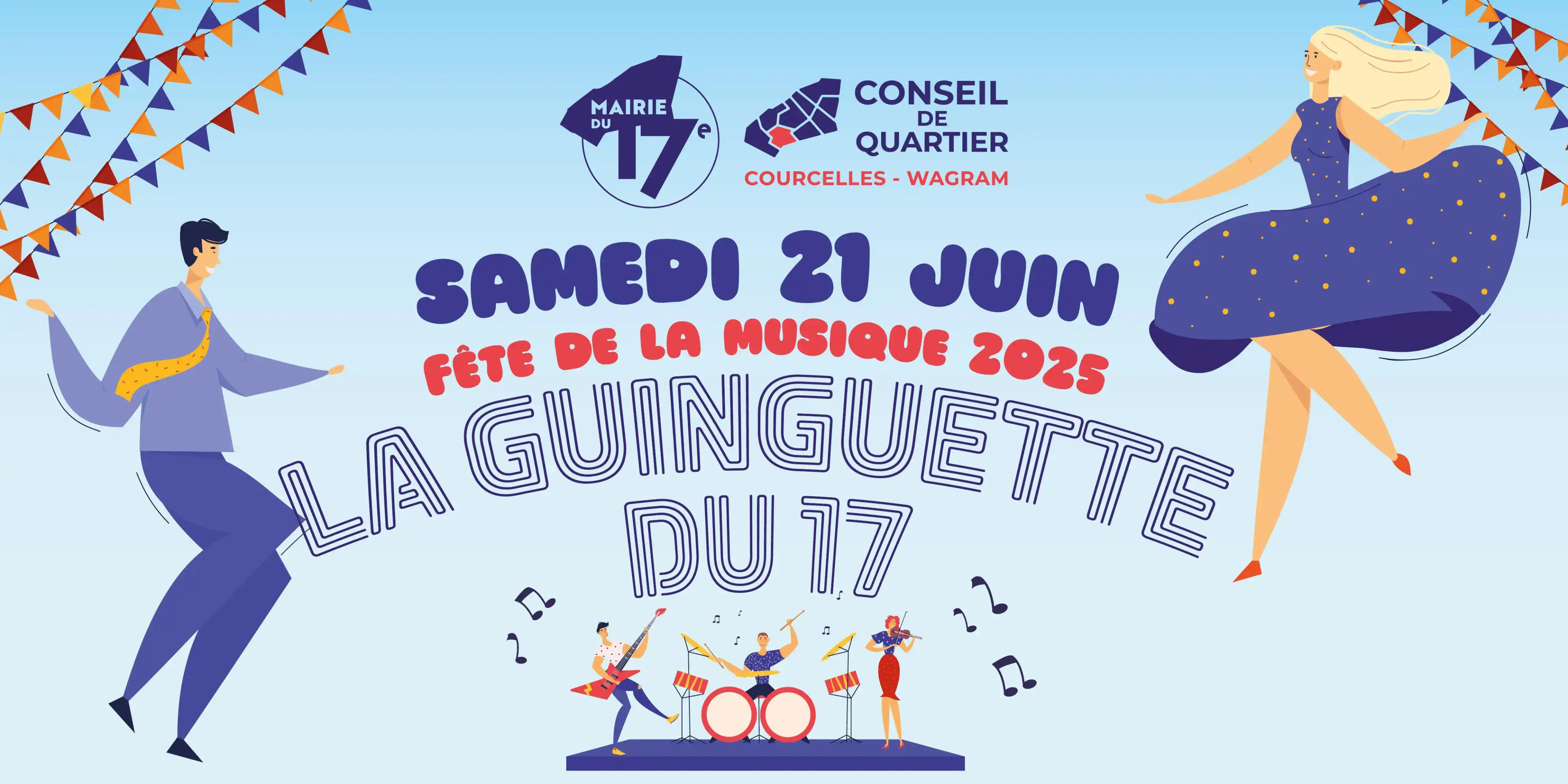 Image from Geoffroy Boulard : Samedi 21 juin, participez à La Guinguette du 17e, un événement gratui...