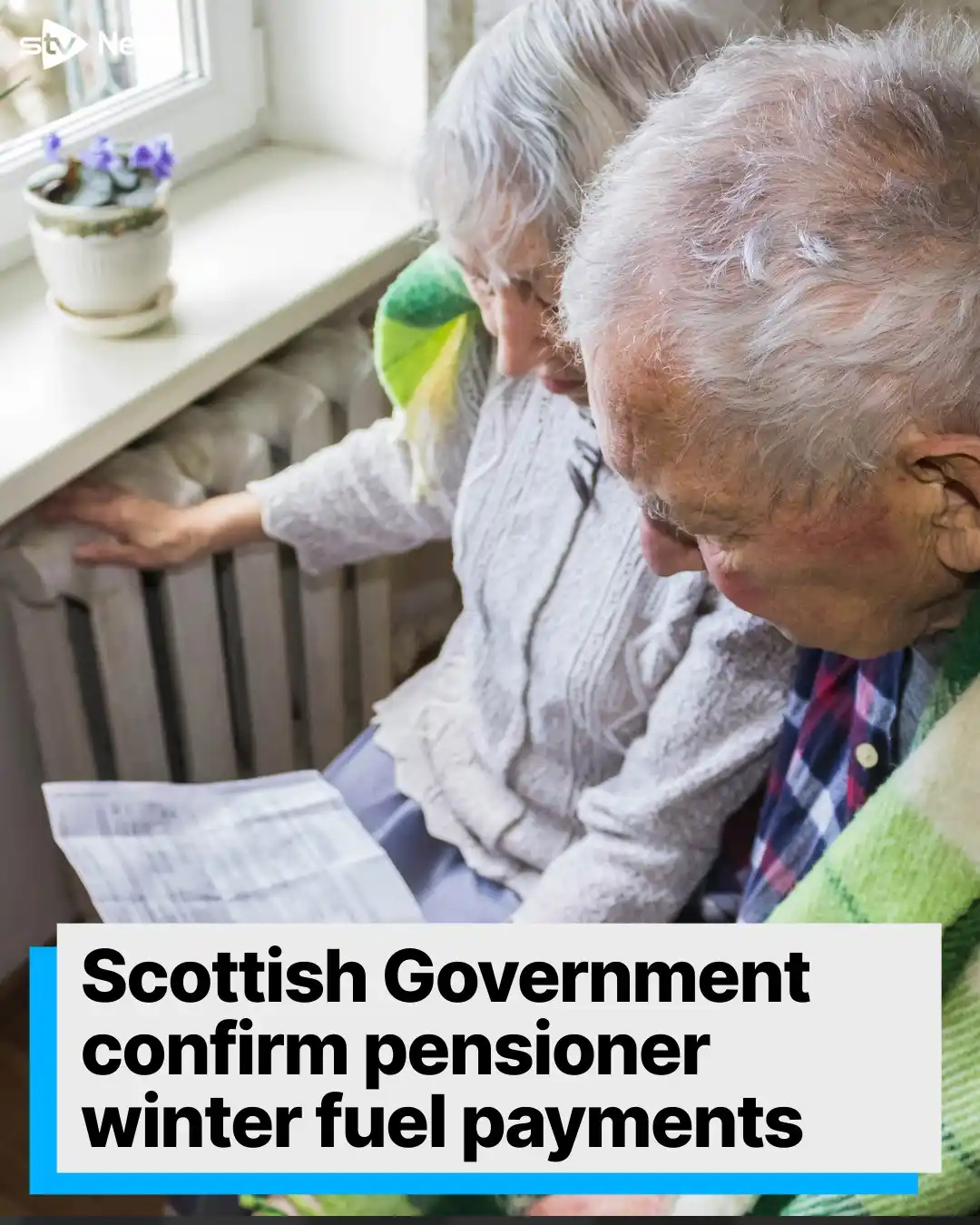 Image from STV News: Scottish Government confirm pensioner winter fuel benefit payments htt...