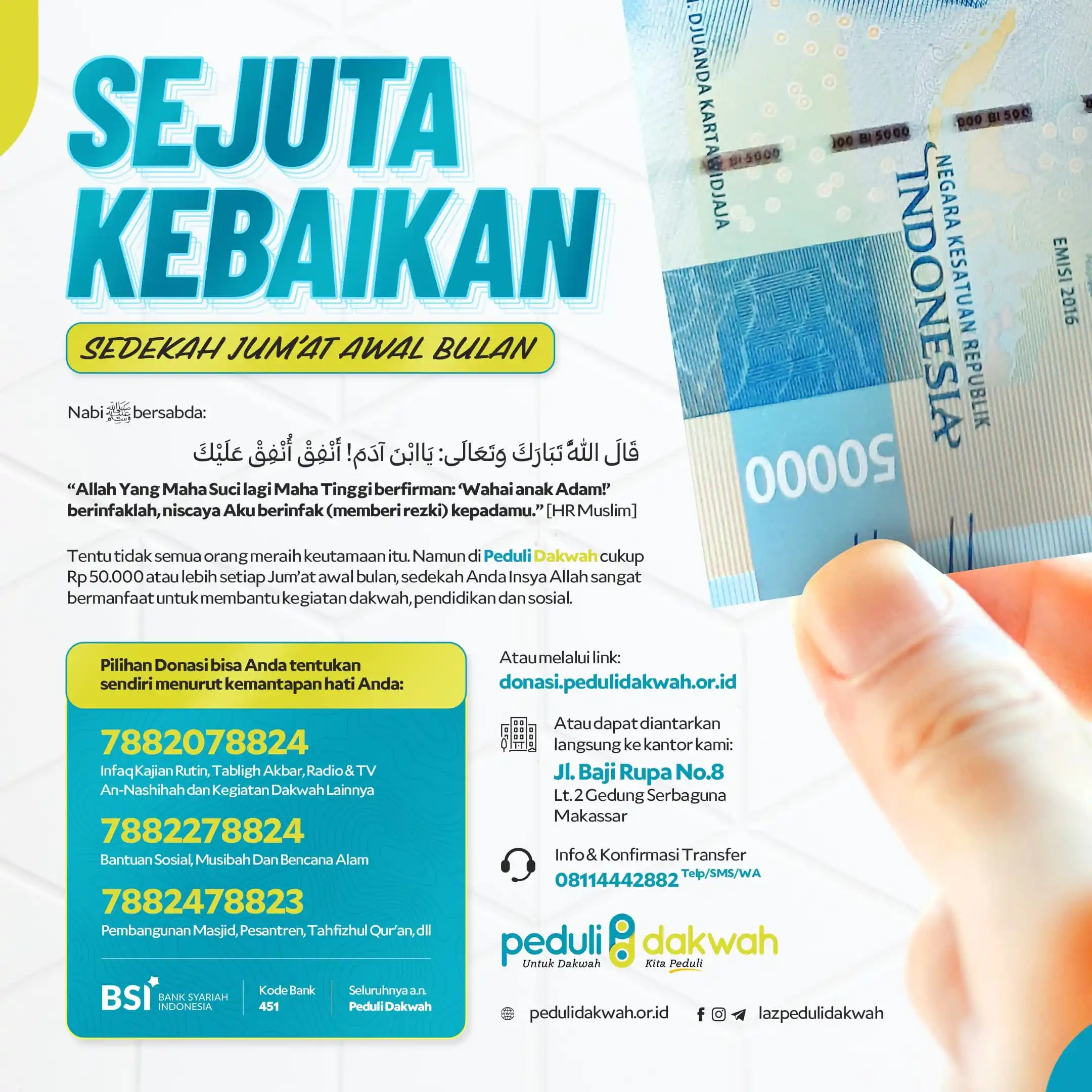 Image from DzulqarnainMS: SEJUTA KEBAIKAN (Sedekah Jum'at Awal Bulan) Ternyata kita pun bisa me...