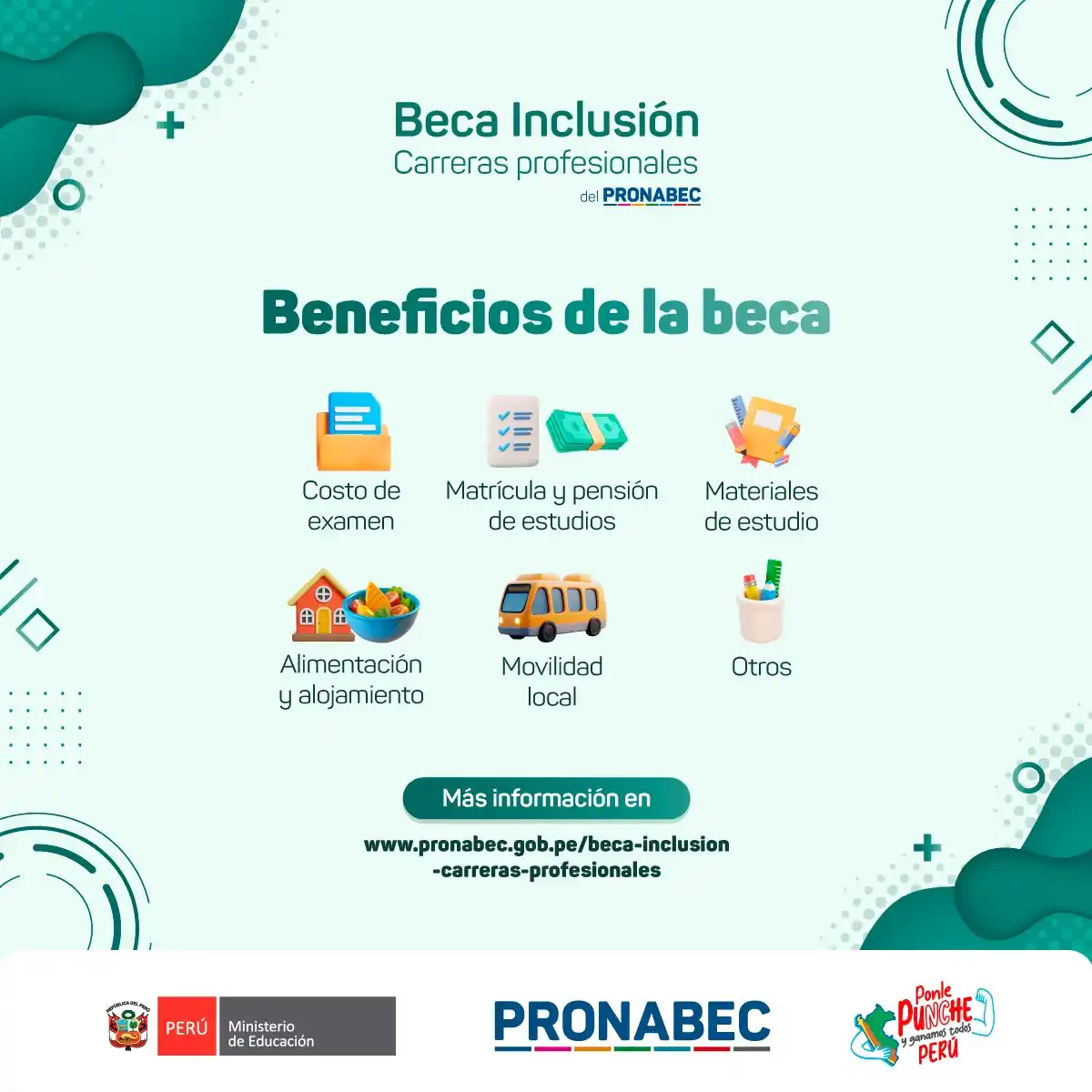 Image from Pronabec: 📣 ¡Sobrino! Conoce los beneficios de <a class="text-blue-500 hover:un...