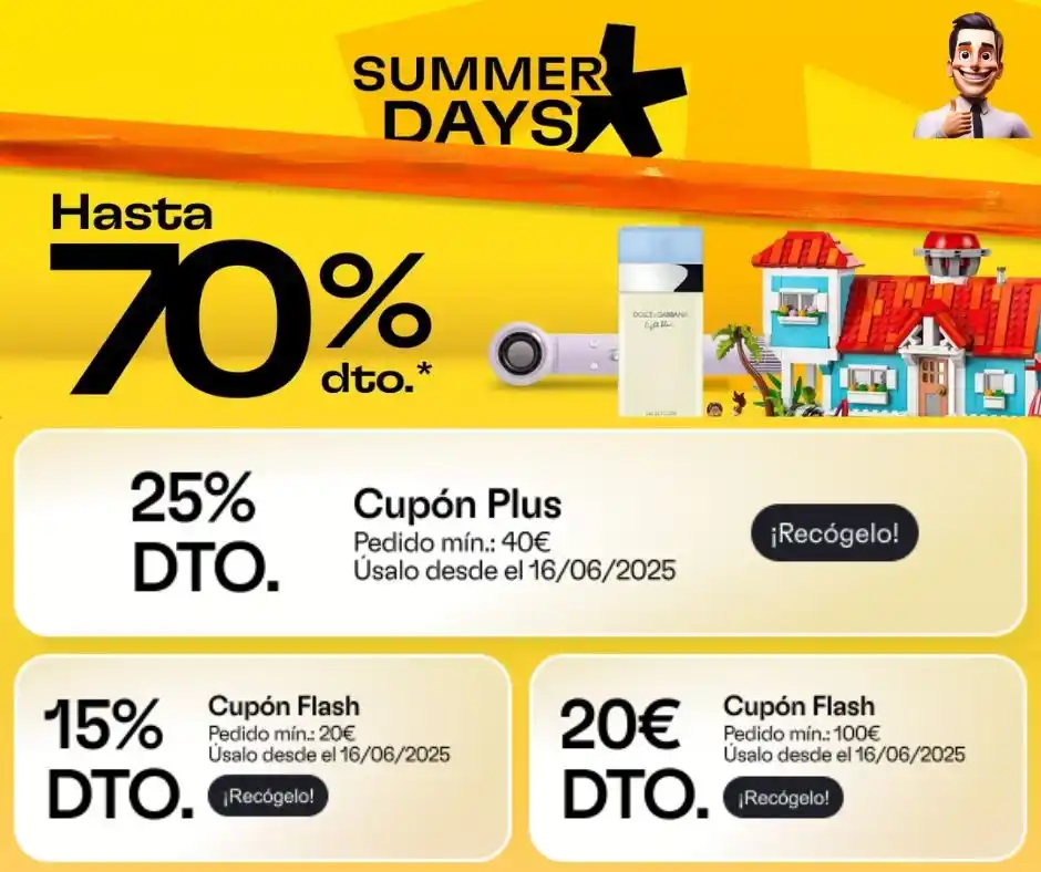 Image from El Recomendador: SUMMERS DAYS EN MIRAVIA (A partir de las 00:00) Pilla los cupones an...