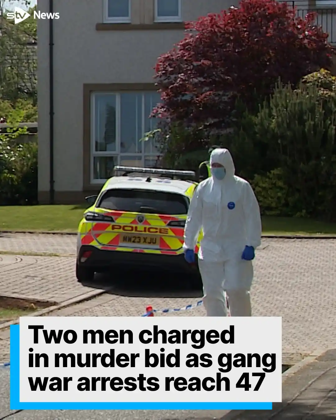 Image from STV News: Two men charged in murder bid as gang war arrests reach 47 https://i.s...