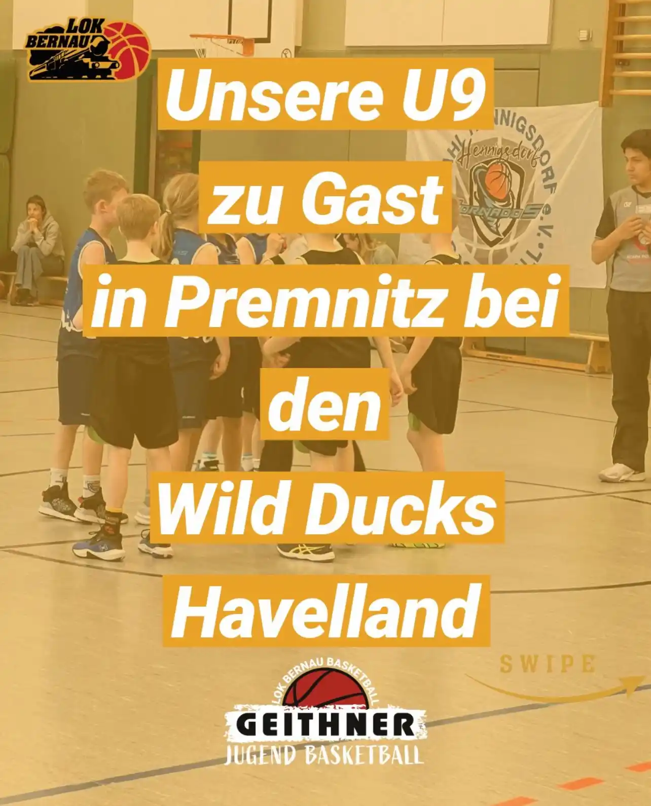 Image from LOK Bernau: 🏀✨ Unsere U9-Mannschaft zu Gast im Havelland ✨🏀 Am Sonntag waren wi...