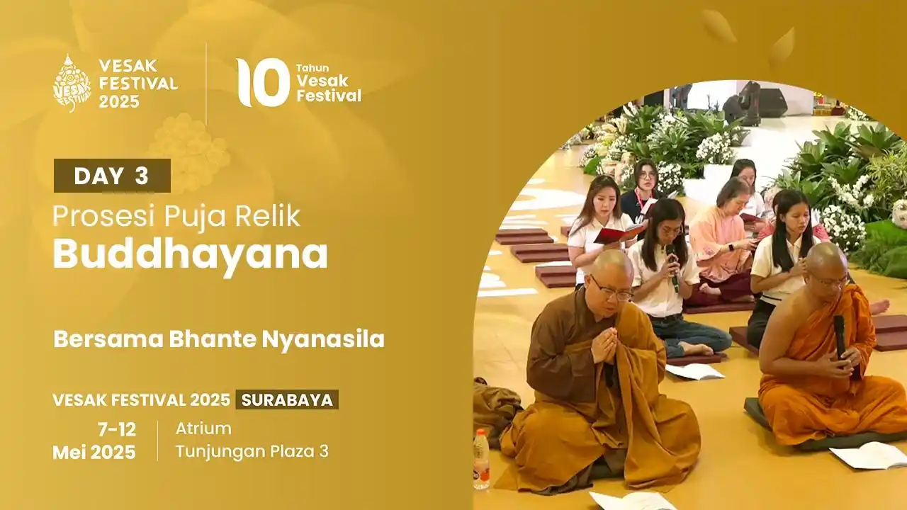 Image from Young Buddhist Association: Vesak Festival 2025 Day 3 -  Prosesi Puja Relik Buddhayana bersama Bha...