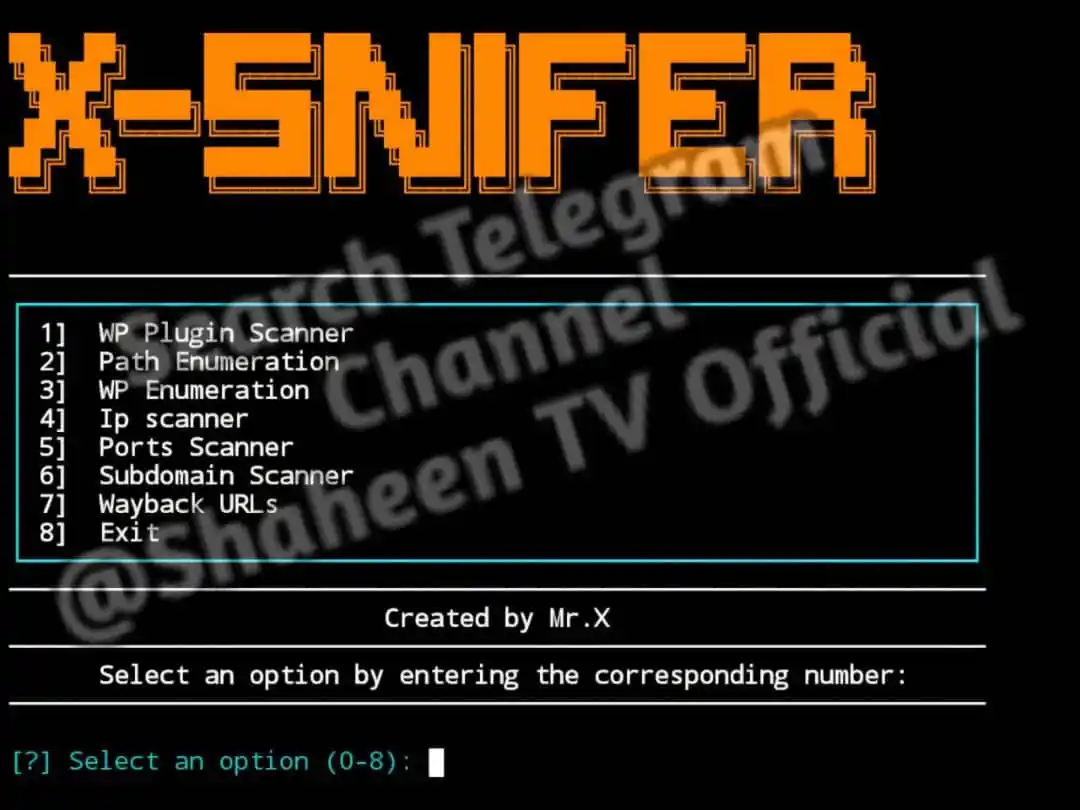 Image from Shaheen TV Official™: X-snifer is a versatile tool designed for scanning and gathering infor...