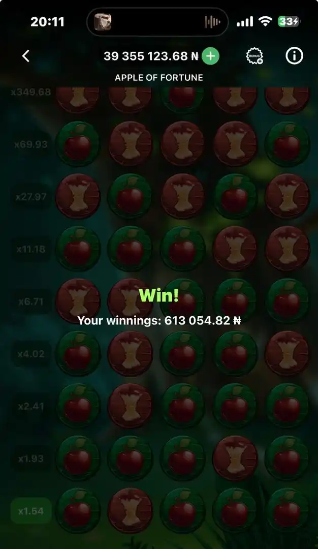 Image from Only One Philanthropist : 5th APPLE OF FORTUNE SIGNAL WON✅ Drop a ❤️ Reaction if you are ready ...